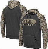 Men's Clemson Tigers Gray Camo Pullover Hoodie,baseball caps,new era cap wholesale,wholesale hats